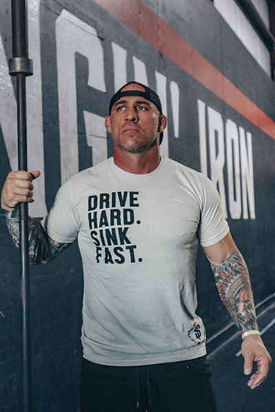 DRIVE HARD. SINK FAST. T-SHIRT